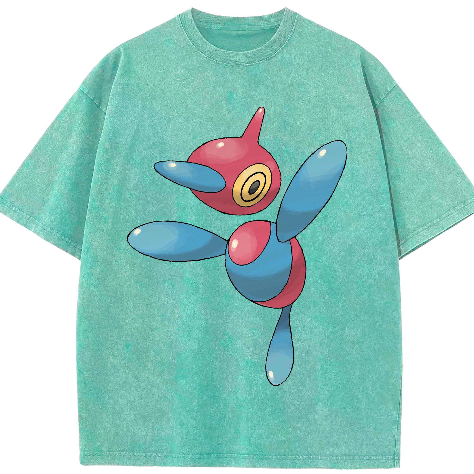 （画像用） ポケットモンスター Pokémon 綿100% ヴィンテージ風 半袖Tシャツ（フロントプリント）